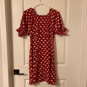 Kate Spade Block Flower Fluid Dress
